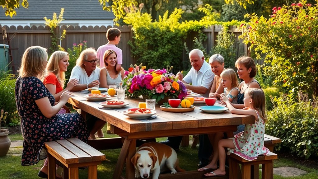 blend friends with family