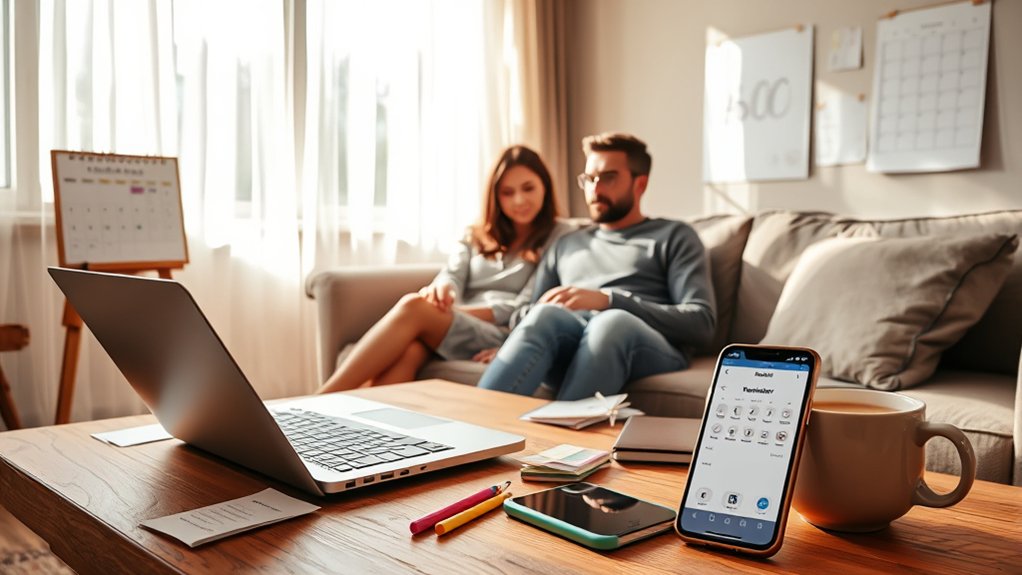 schedule regular social check ins